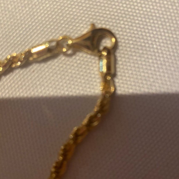 gold tone 24inch rope chain - Picture 4 of 5